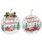 Northlight Merry Christmas and Happy Holidays Wood Wall Signs - 15.75" - Set of 2